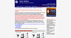 Desktop Screenshot of nagimpex.com